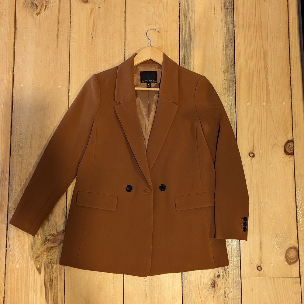 Banana Republic blazer rust Brown 4P